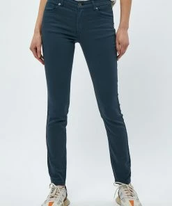 Desires Lola Garment Dye Midwaist - MIDNIGHT NAVY