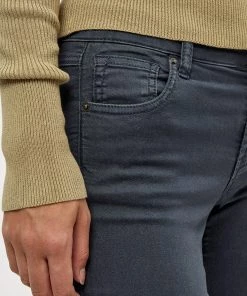 Desires Lola Garment Dye Midwaist - DARK SLATE