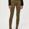 Desires Lola Garment Dye Midwaist - MILITARY OLIVE