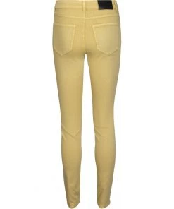 Desires Lola Garment Dye Midwaist - RAFFIA YELLOW