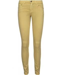 Desires Lola Garment Dye Midwaist - RAFFIA YELLOW