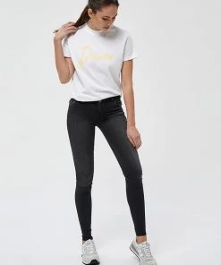 Desires Pants Lola Low Power Jeans - BLACK