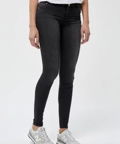 Desires Pants Lola Low Power Jeans - BLACK