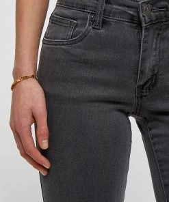 Desires Lola Midwaist Jeans - DARK GREY