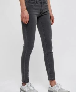 Desires Lola Midwaist Jeans - DARK GREY