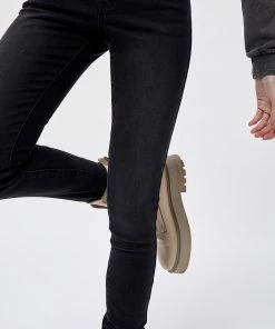 Desires Lola Midwaist Jeans - BLACK Pants