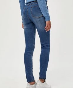 Desires Lola Midwaist Jeans - LIGHT BLUE WASH