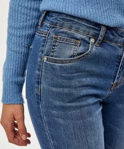 Desires Lola Midwaist Jeans - LIGHT BLUE WASH