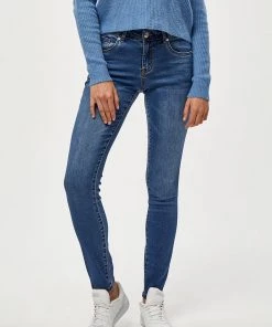 Desires Lola Midwaist Jeans - LIGHT BLUE WASH