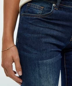 Desires Lola Midwaist Jeans - MID BLUE DENIM