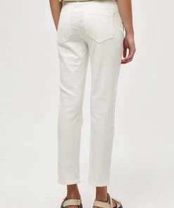 Desires Lucky Destroy Stone Jeans - GARDENIA