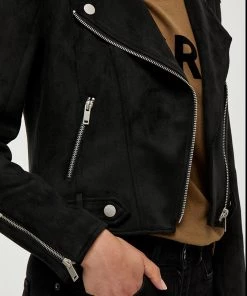 Desires Tabarak Biker Jacket - JET BLACK Jackets & Coats
