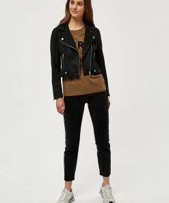 Desires Tabarak Biker Jacket - JET BLACK Jackets & Coats