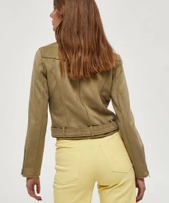 Desires Tabarak Biker Jacket - MERMAID GREEN Jackets & Coats