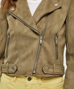 Desires Tabarak Biker Jacket - MERMAID GREEN Jackets & Coats 6 Desires Tabarak Biker Jacket - MERMAID GREEN Jackets & Coats