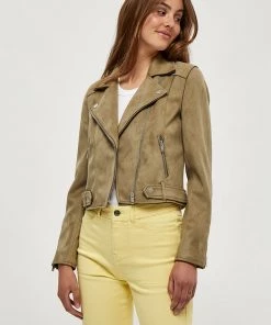 Desires Tabarak Biker Jacket - MERMAID GREEN Jackets & Coats