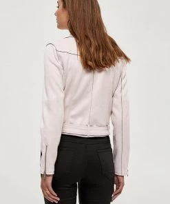 Desires Tabarak Biker Jacket - CRADLE PINK Jackets & Coats