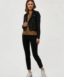 Desires Jackets & Coats Tabarak Biker Jacket - BLACK