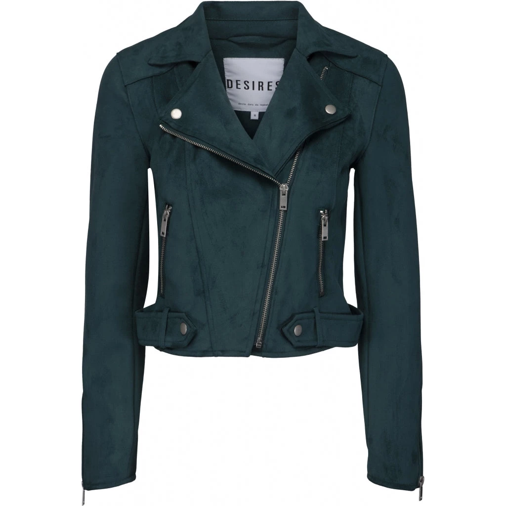Desires Tabarak Biker Jacket - Atlantic Deep Jackets & Coats 1 Desires Tabarak Biker Jacket - Atlantic Deep Jackets & Coats