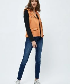 Desires Tabarak Vest - Caramel Brown