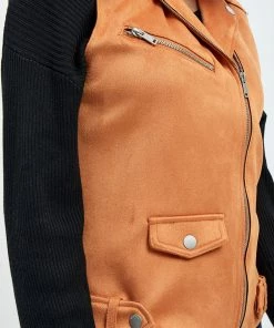 Desires Tabarak Vest - Caramel Brown