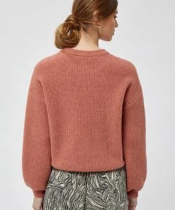 Desires Vilma O-neck Pullover - OLD ROSE
