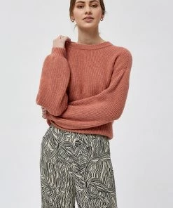 Desires Vilma O-neck Pullover - OLD ROSE